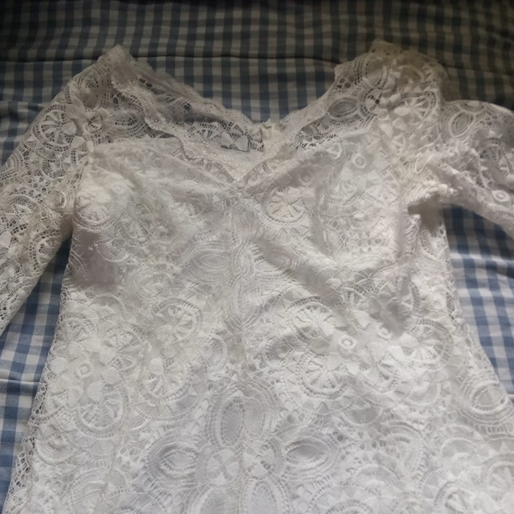 White Lace Dress